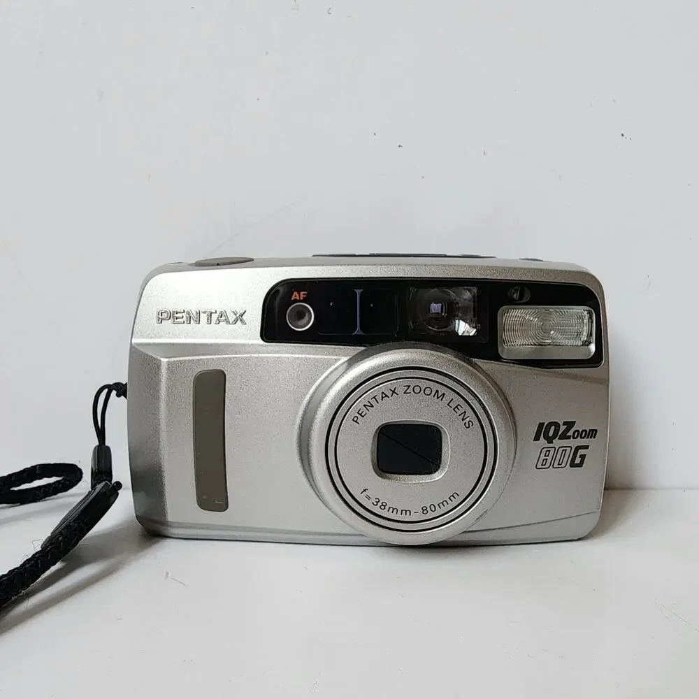 Pentax IQZoom 80G 35mm Point & Shoot w/ 38-80mm Zoom Lens For Parts Only